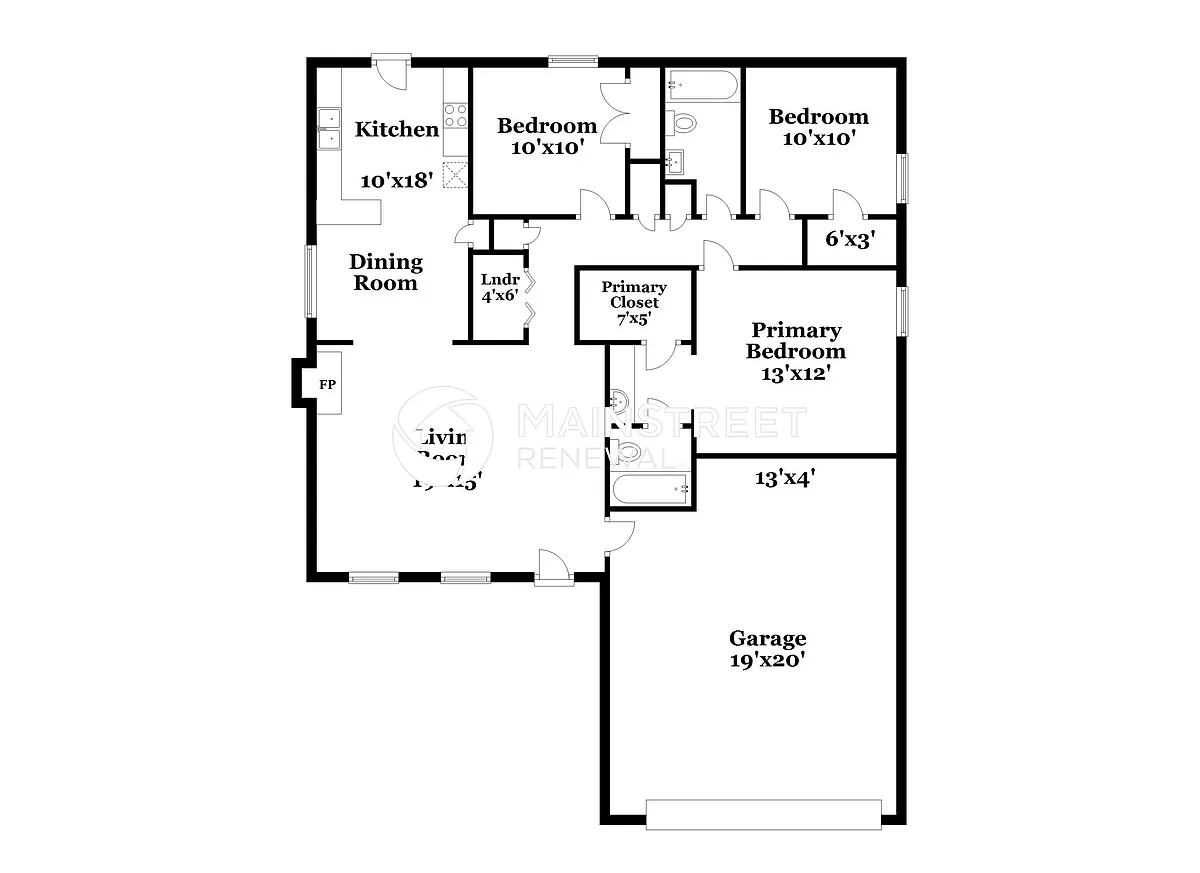 Floor Plan - 4355 Shadow Ridge Dr