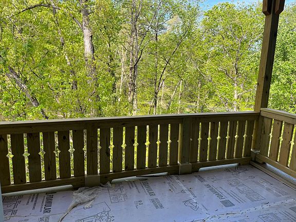 Covered Porch with Great Views.