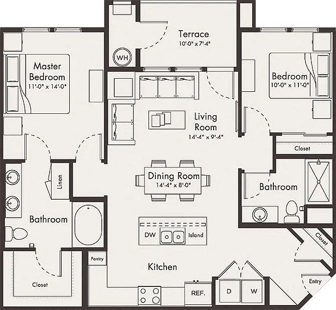 Floor plan Fuchsia