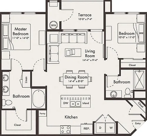 Floor plan Fuchsia