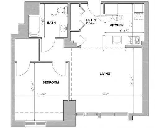 Floor plan JC Dartmouth Square