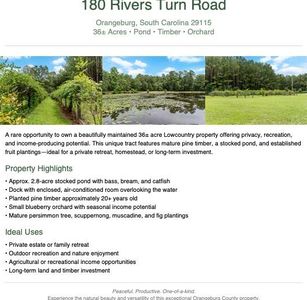 180 Rivers Turn Rd, Orangeburg, SC, 29115
