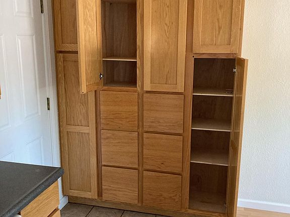 Built-in wood storage unit