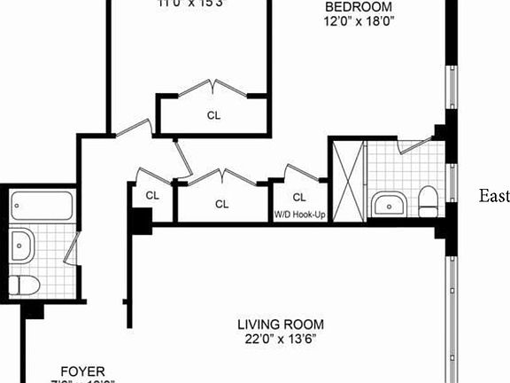 2nd image of 100 W 57th St APT 10E