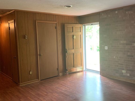 Living room with closet