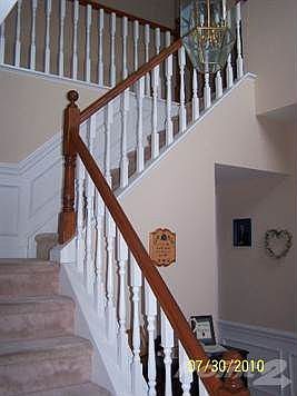 Staricase open to Foyer