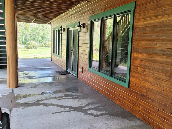 Entrance door and patio (just pressure washed).