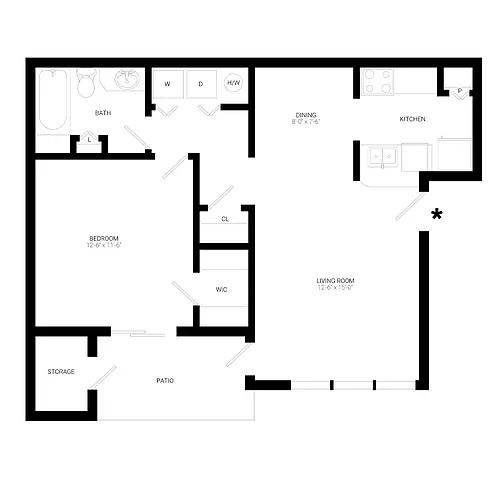 Floor plan Adair