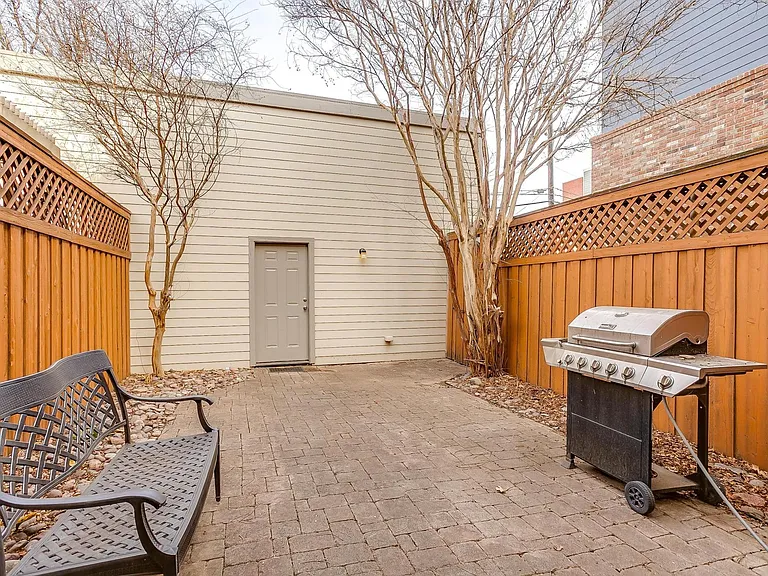 Private patio