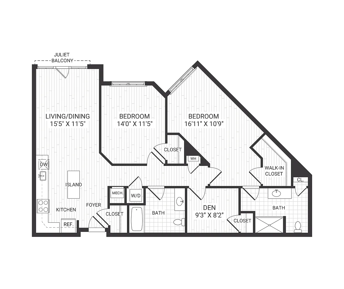 Floor plan B27 Den