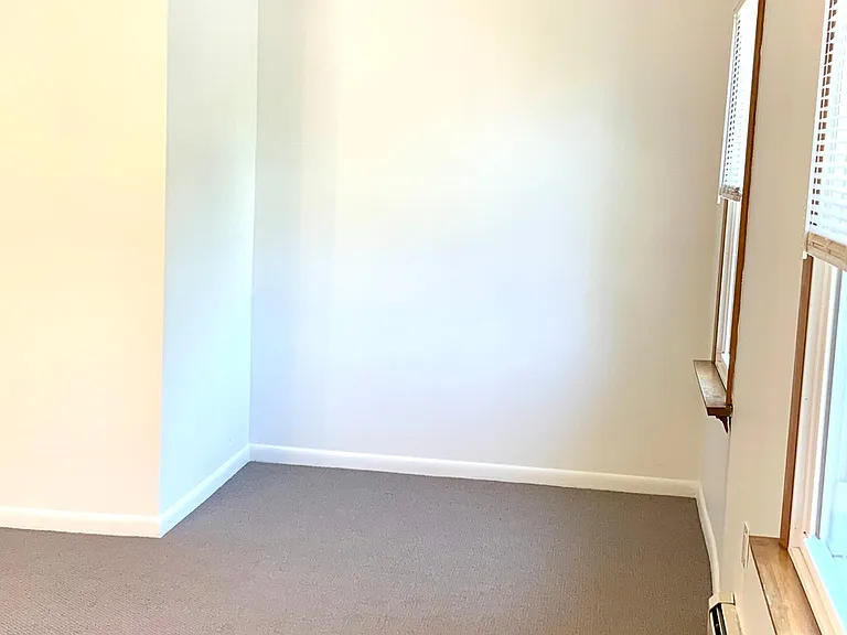 Niche in living room for work area