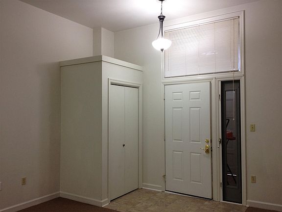 This is a view from the kitchen. This apartment is one room with a separate bathroom and laundry.