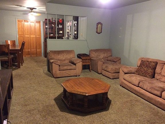 Living room into dining