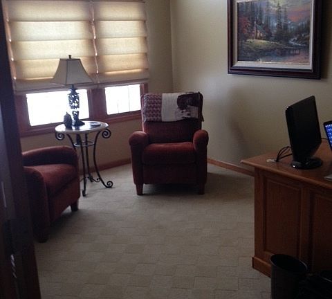 Den/office off foyer