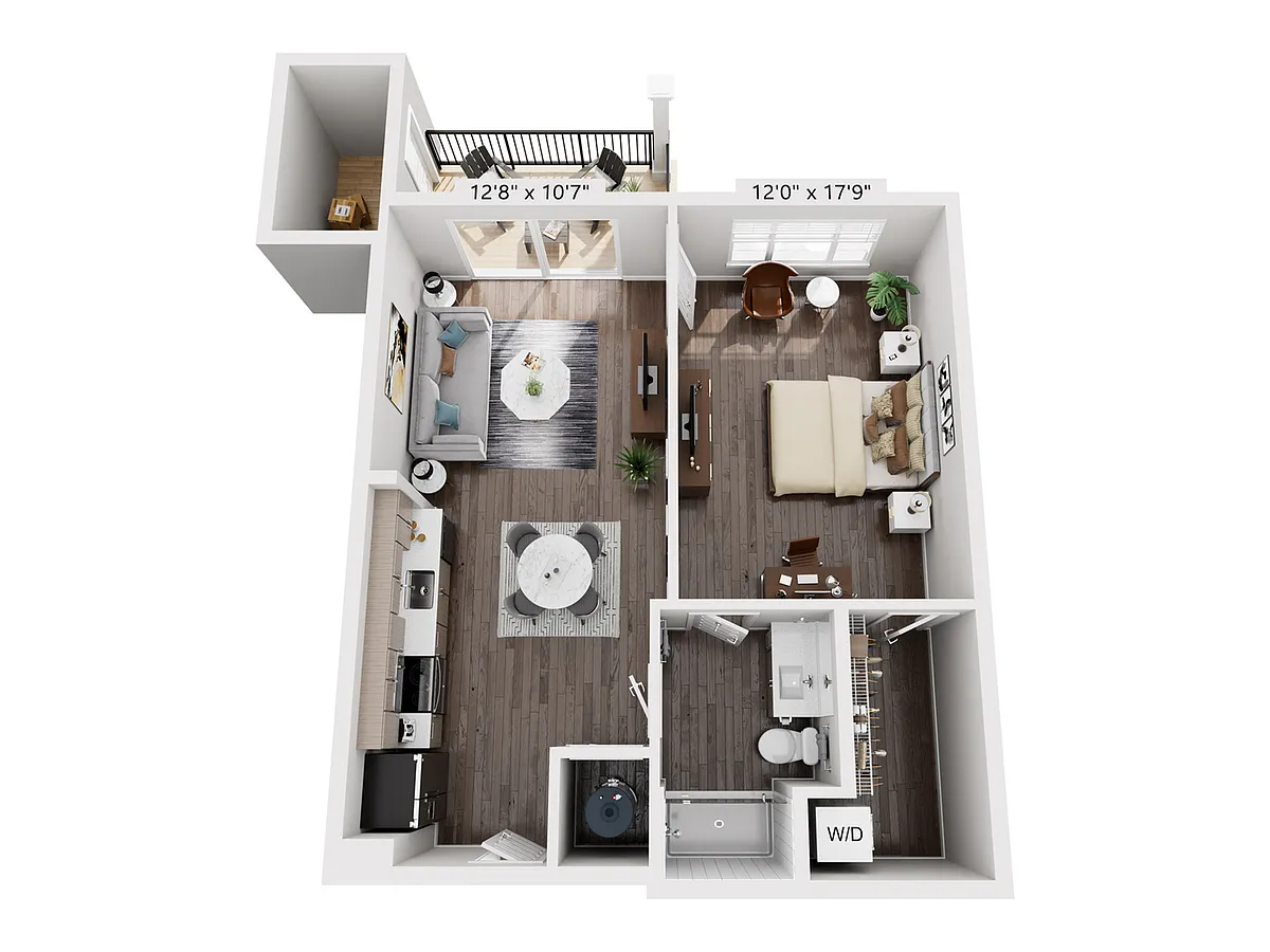 Floor plan 1B6