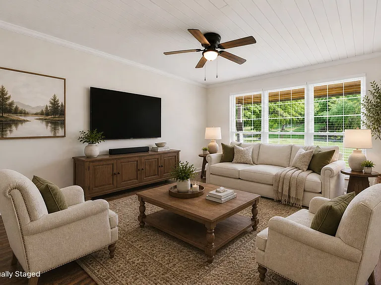 Living Room Staged