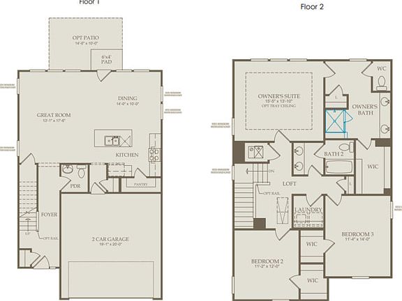 Floor Plan Level 1 Level 2