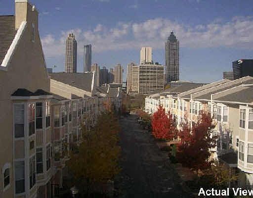 View Of Downtown Atlanta From the Living Room Window