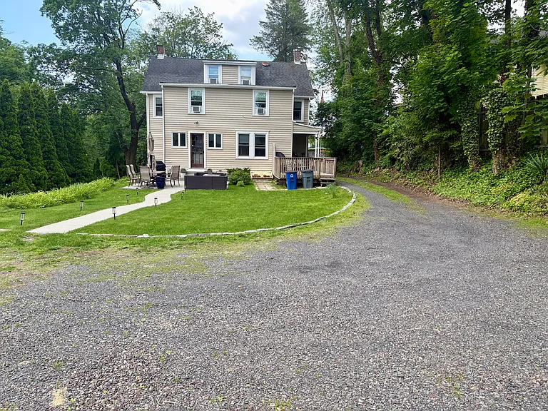 back of house and parking