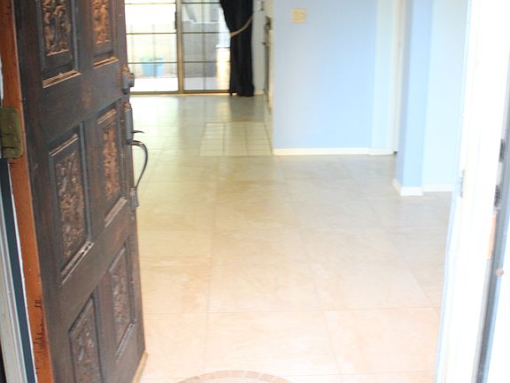 Sunburst in front hall
