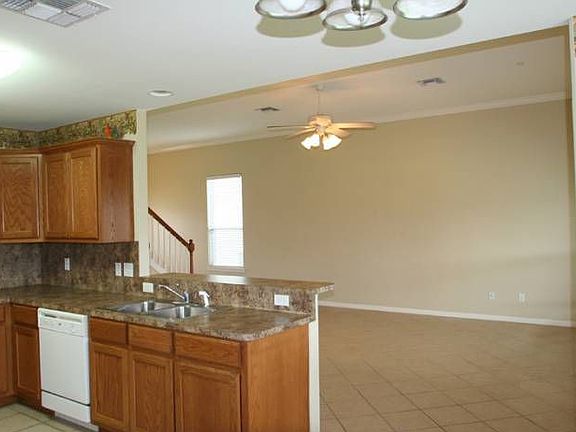 Kitchen Open to Living