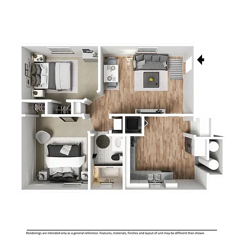 Floor plan Deluxe Residence