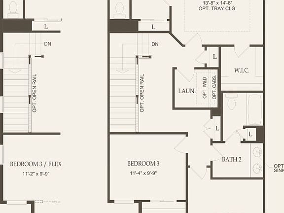 Second Floor 3 br 2 ba