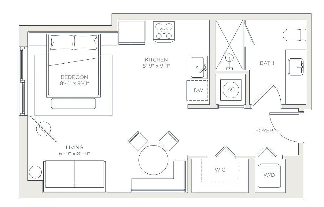 Floor plan West - S2