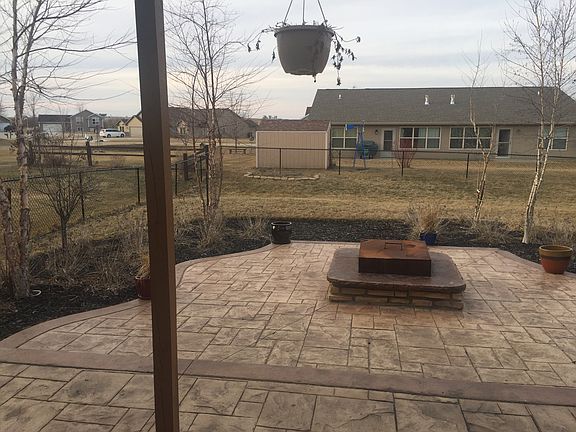 Backyard Patio and Fire Pit