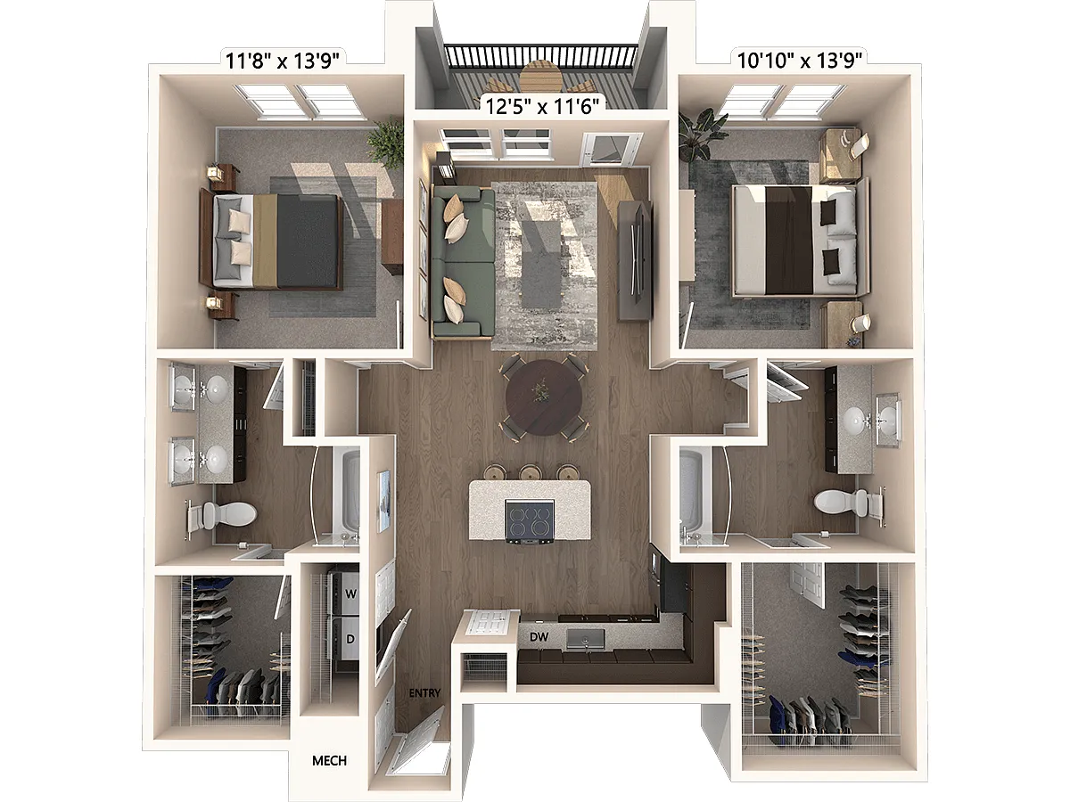 Floor plan B3-1-1079