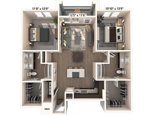 Floor plan B3-1-1079