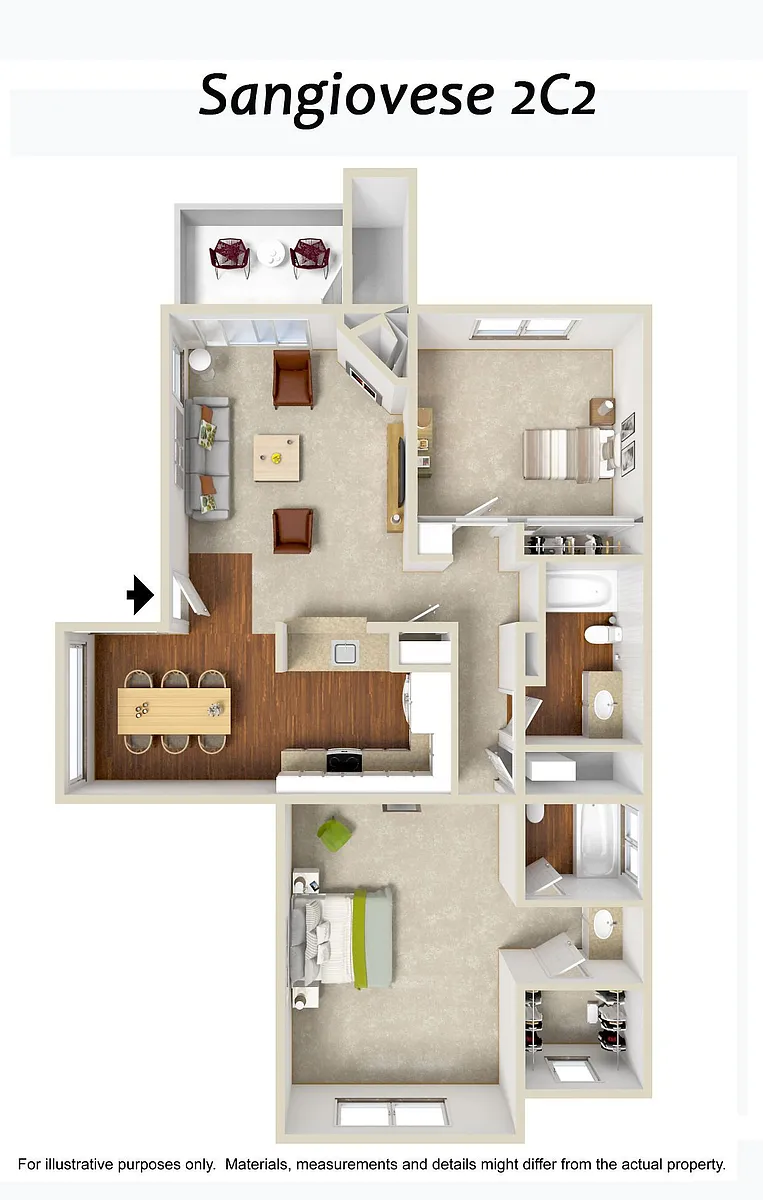 Floor plan Saniovese