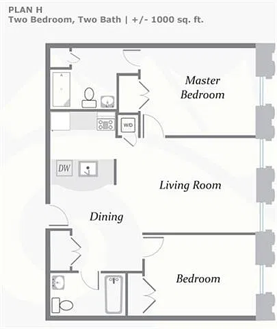 Floor plan Plan H
