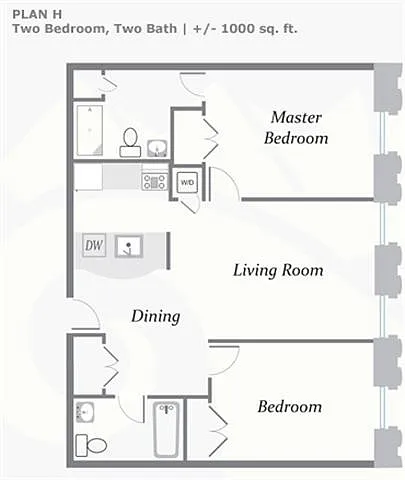 Floor plan Plan H