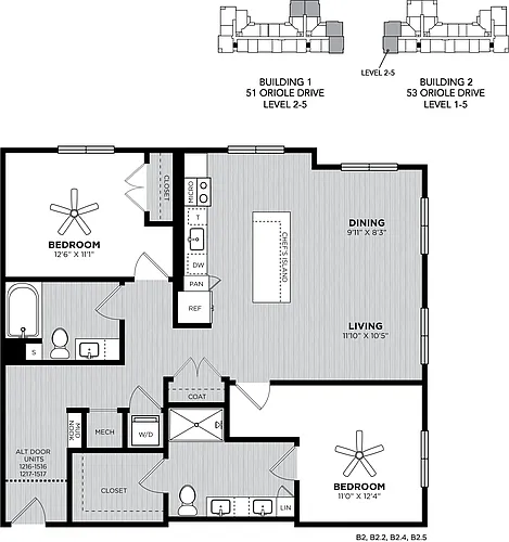 Floor plan Landmark
