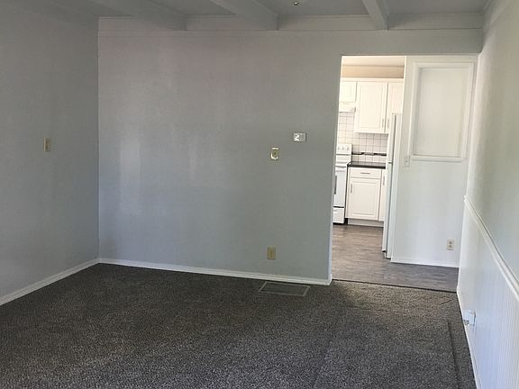Living room with new carpet