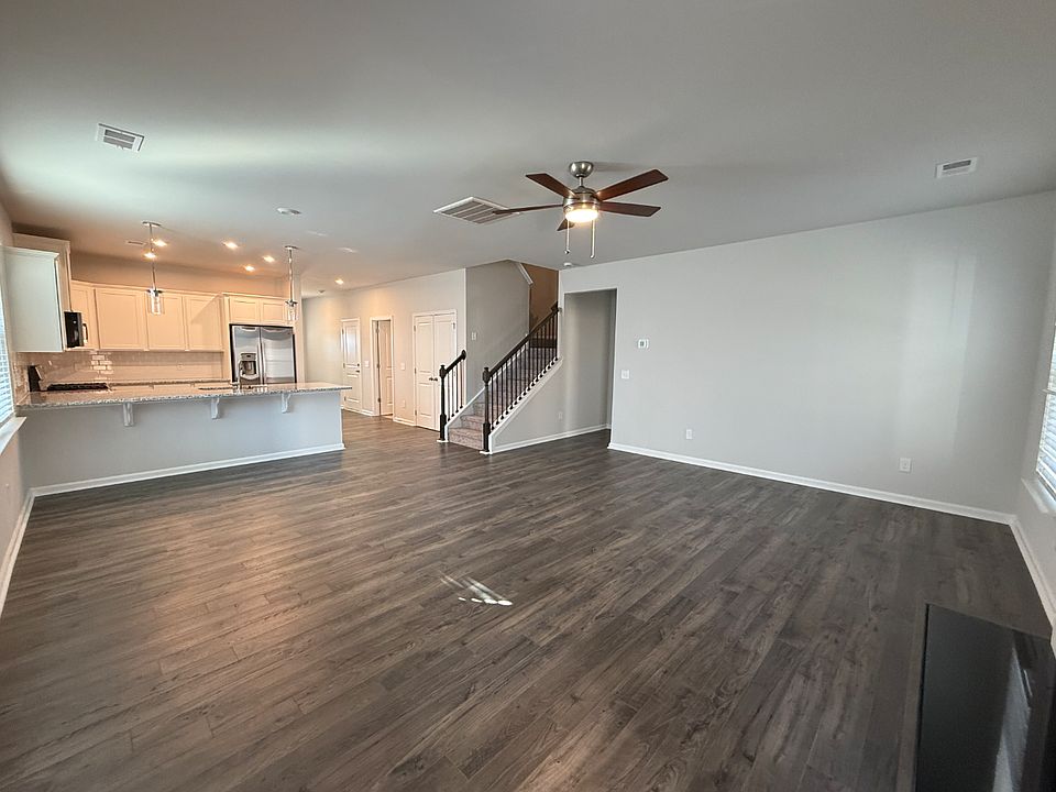 open concept living/kitchen