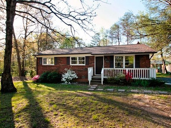 Frontal view of the home