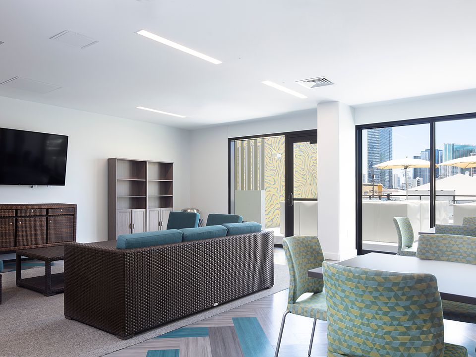 Relax and Connect in the Modern Resident Lounge.