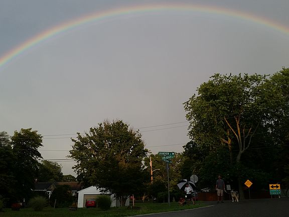 Rainbow over the Loop