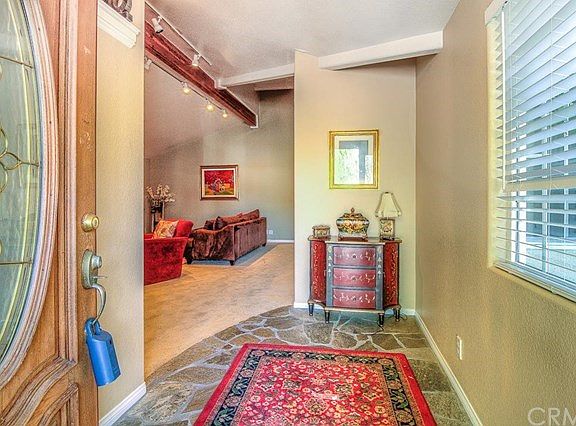 A gorgeous stone entryway.