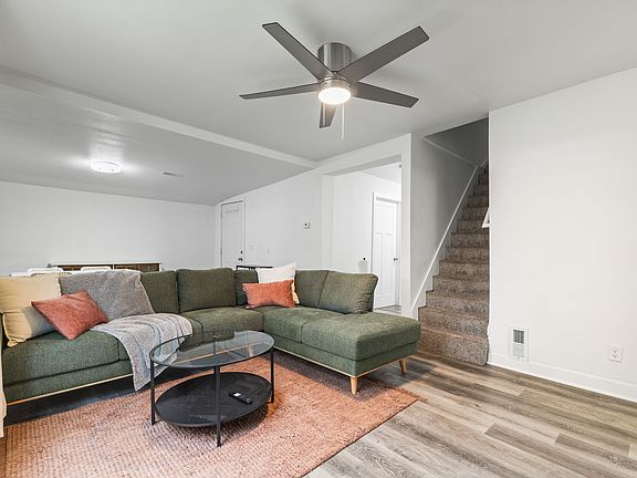 Living room view - furniture included