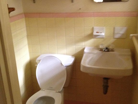 Half bath off main bedroom