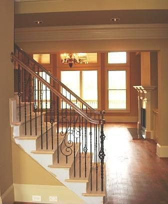 View from foyer to grand room - open 1st floor plan!