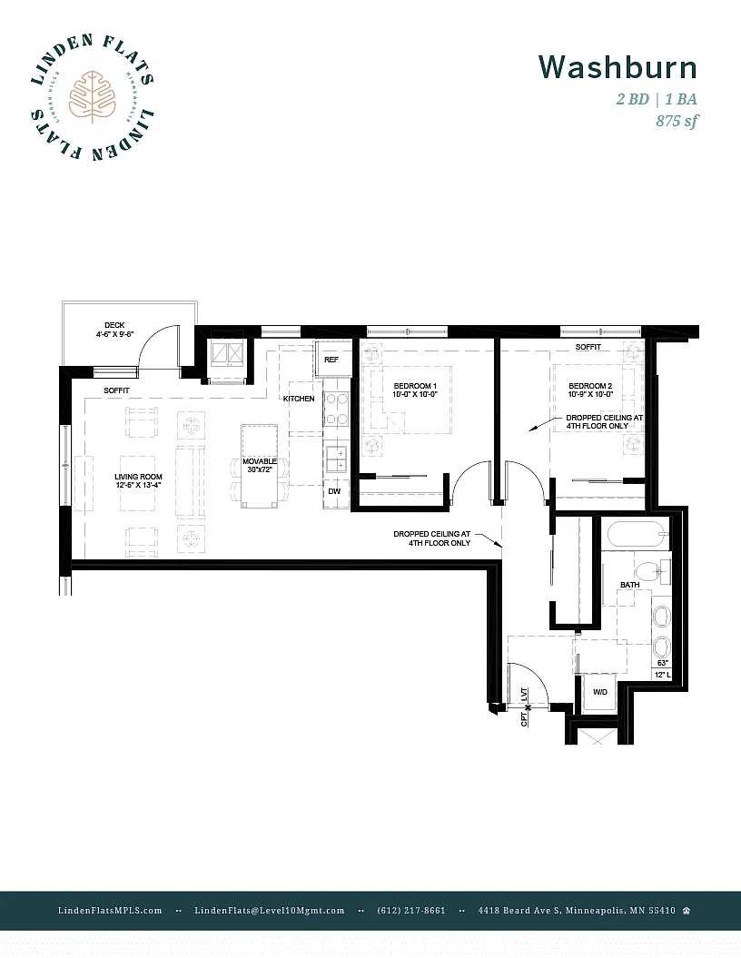 Floor plan The Washburn