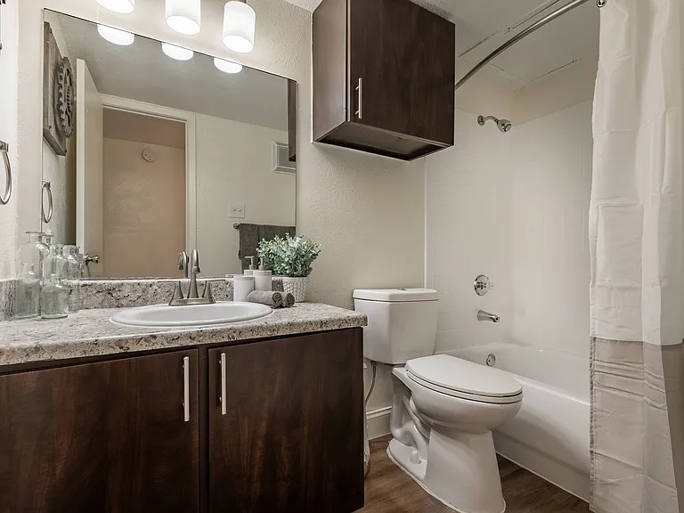 Contemporary Bathroom at Oak Park Apartments