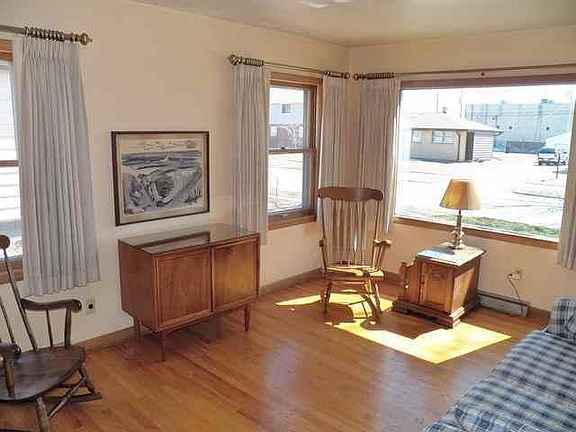 Living Room with lots of light and hardwood!