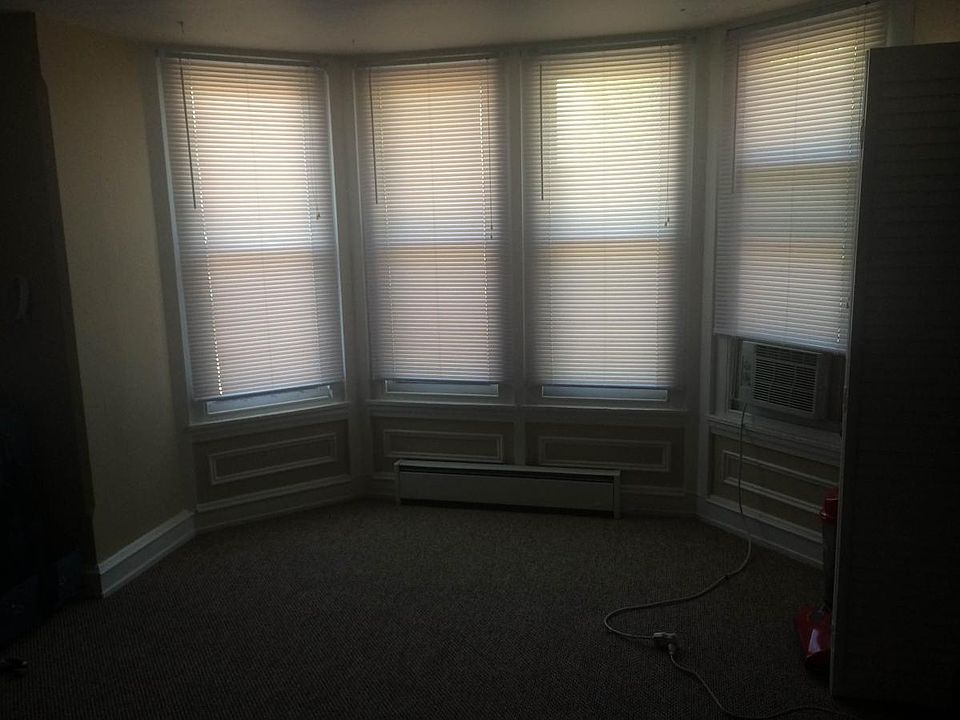Bay window in bedroom