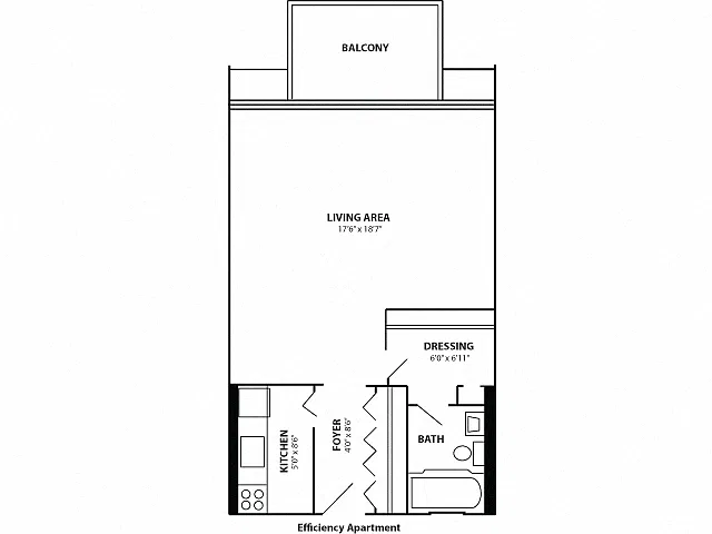 Floor plan Studio
