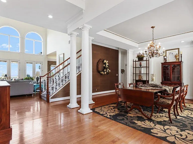 Open concept dining room